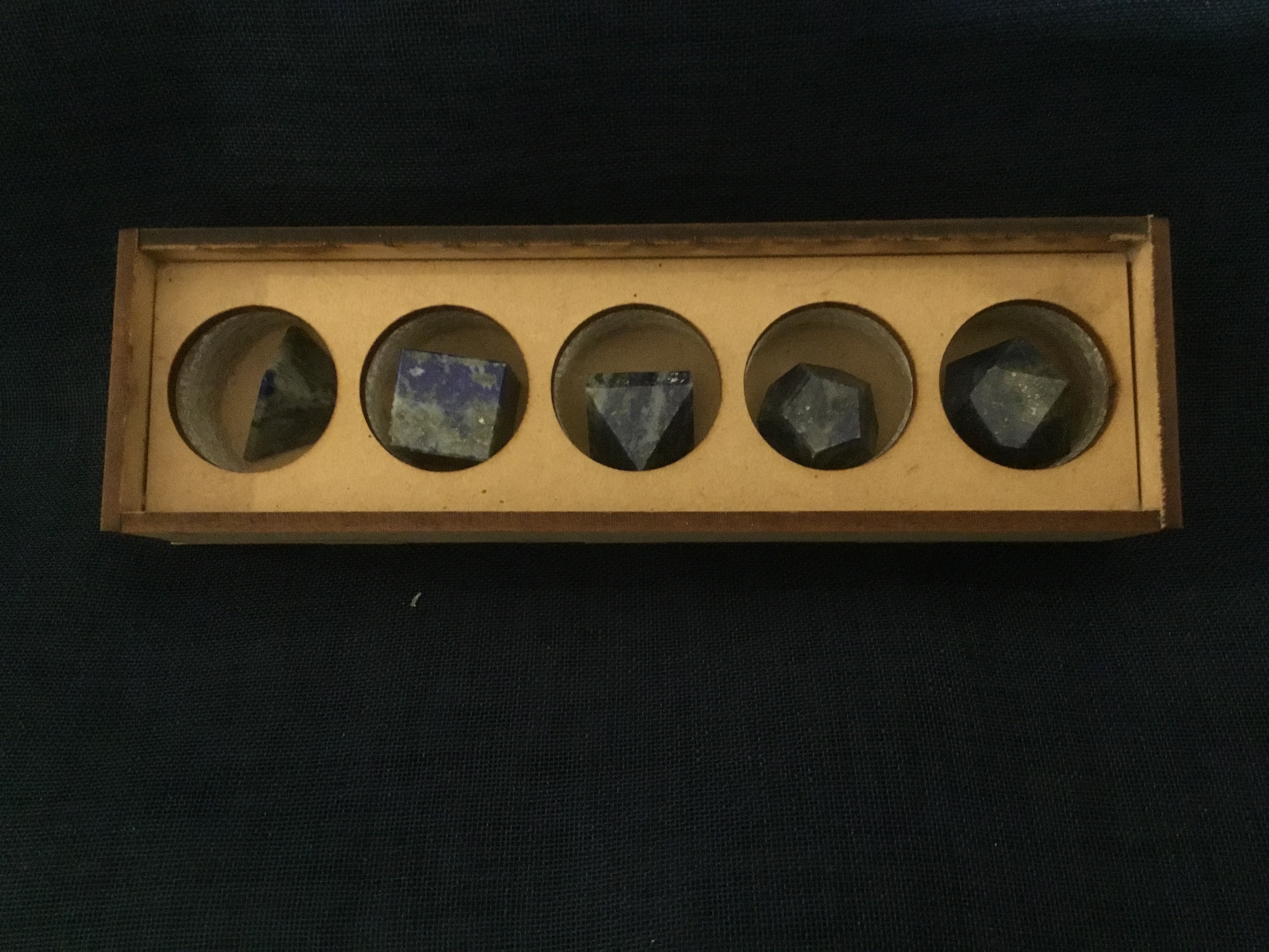 Lapis Lazuli Sacred Geometry Set 