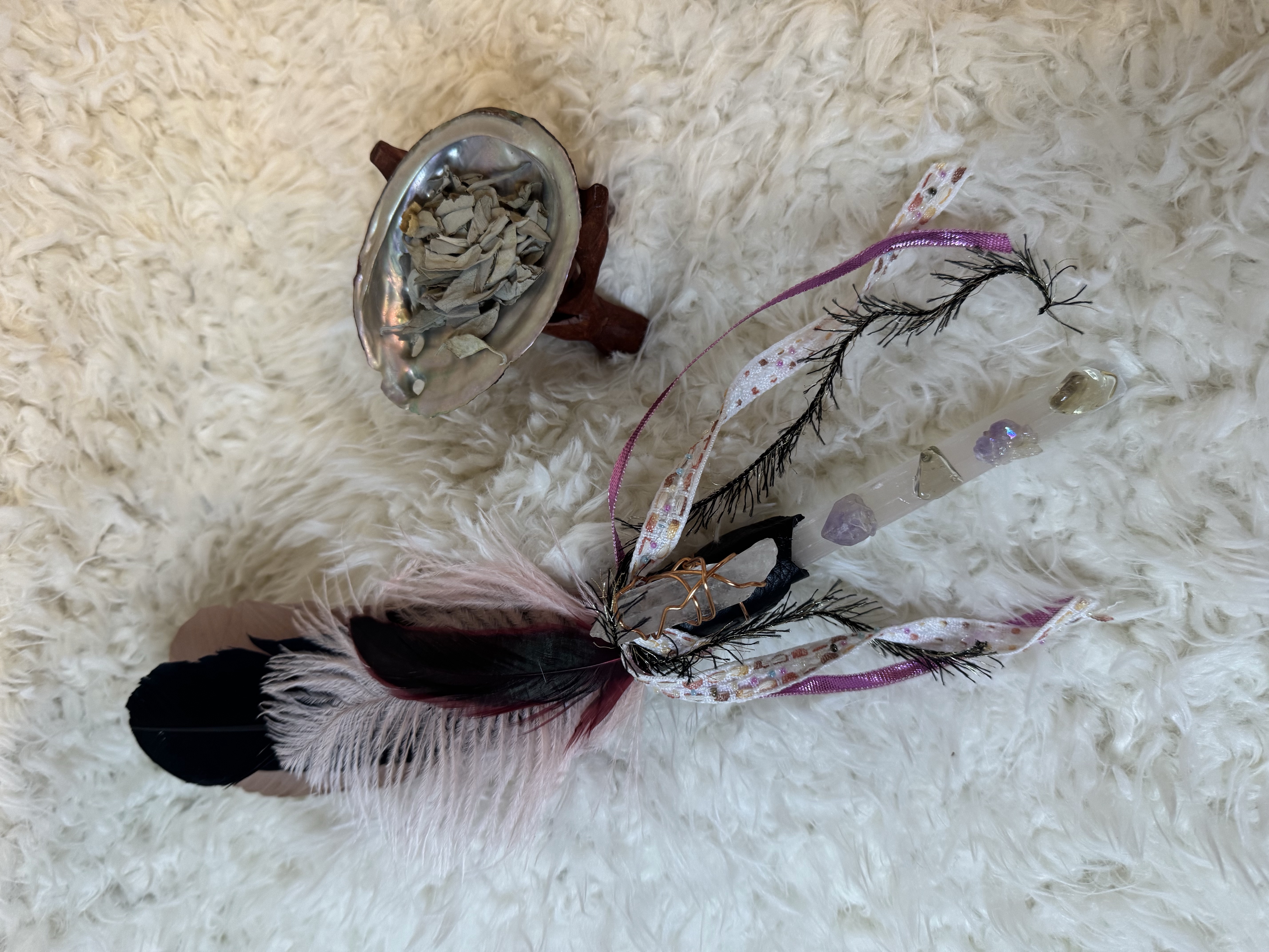 Hand Made Smudge Fan
