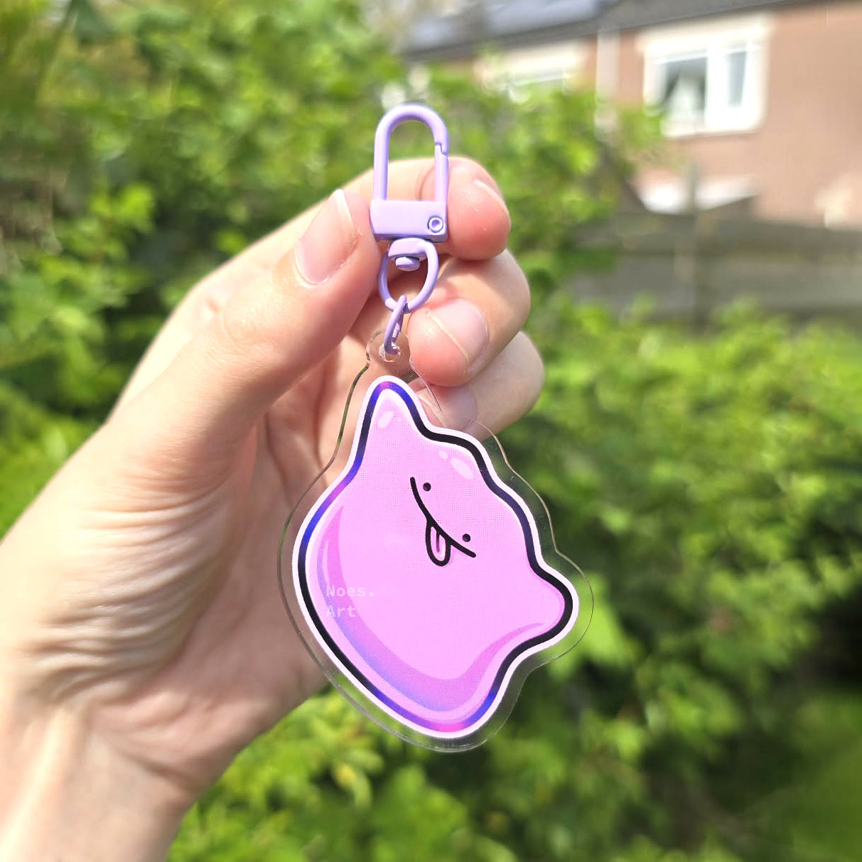 Dit with buttox - Keychain