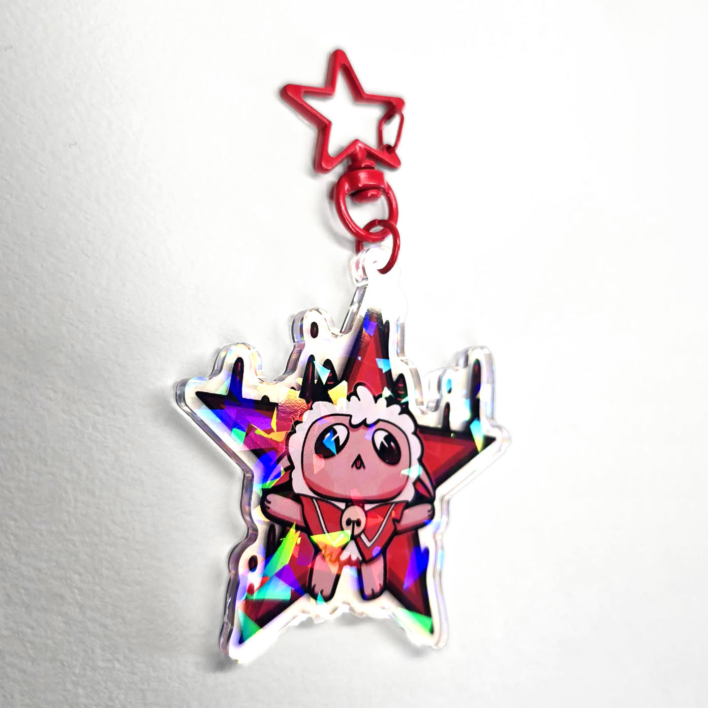 COTL - Holo hattered glass Keychain
