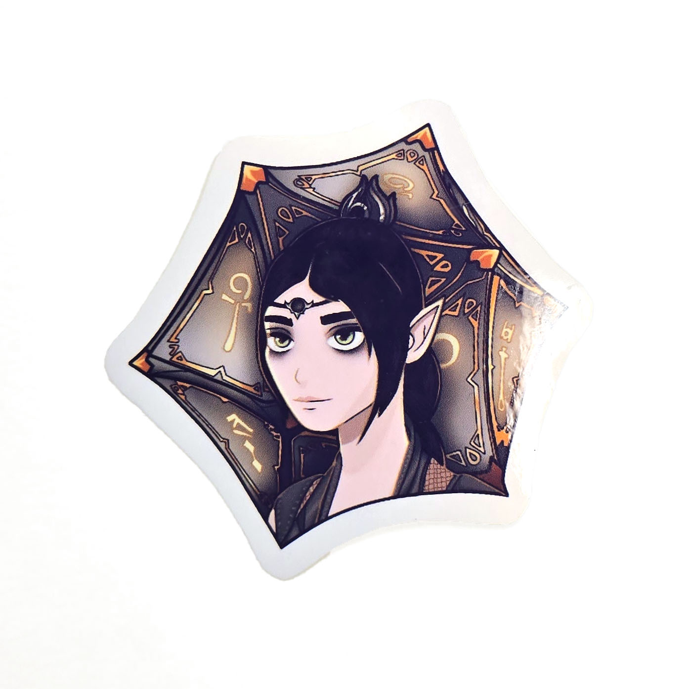 Shadowheart and Mysterious artifact - Sticker