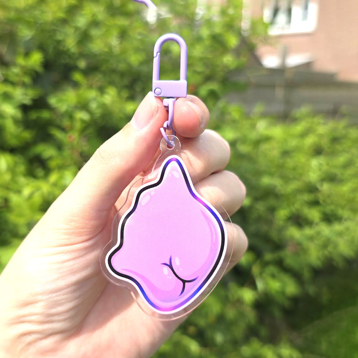 Dit with buttox - Keychain
