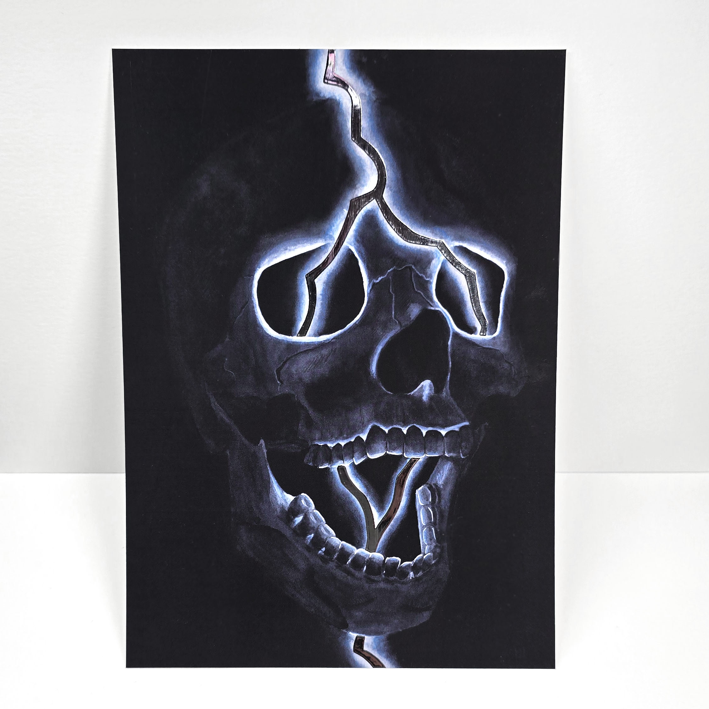 Through my bones matt / shiny foil - Art Print