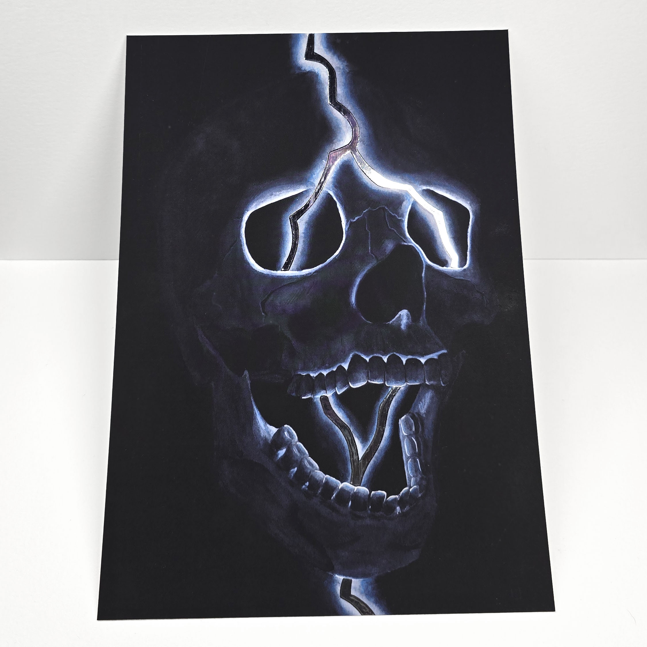 Through my bones matt / shiny foil - Art Print