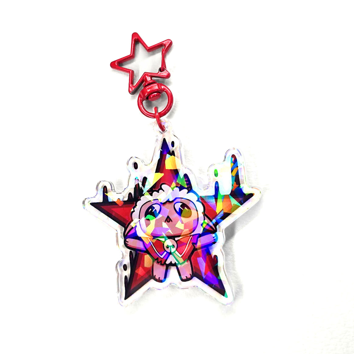 COTL - Holo hattered glass Keychain