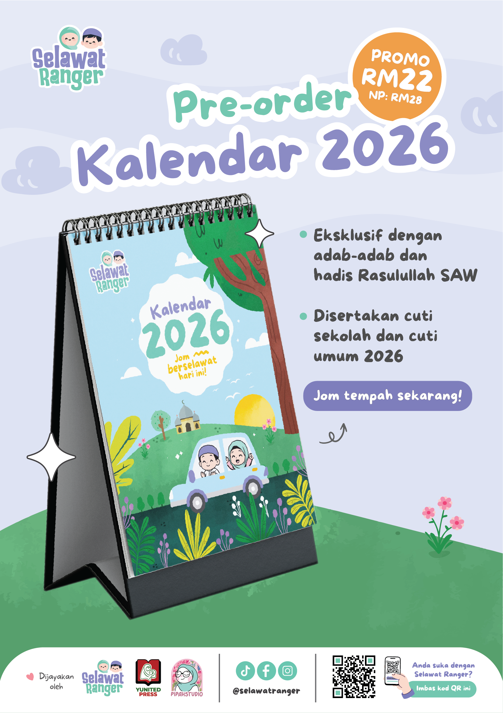 Selawat Ranger Calendar 2026