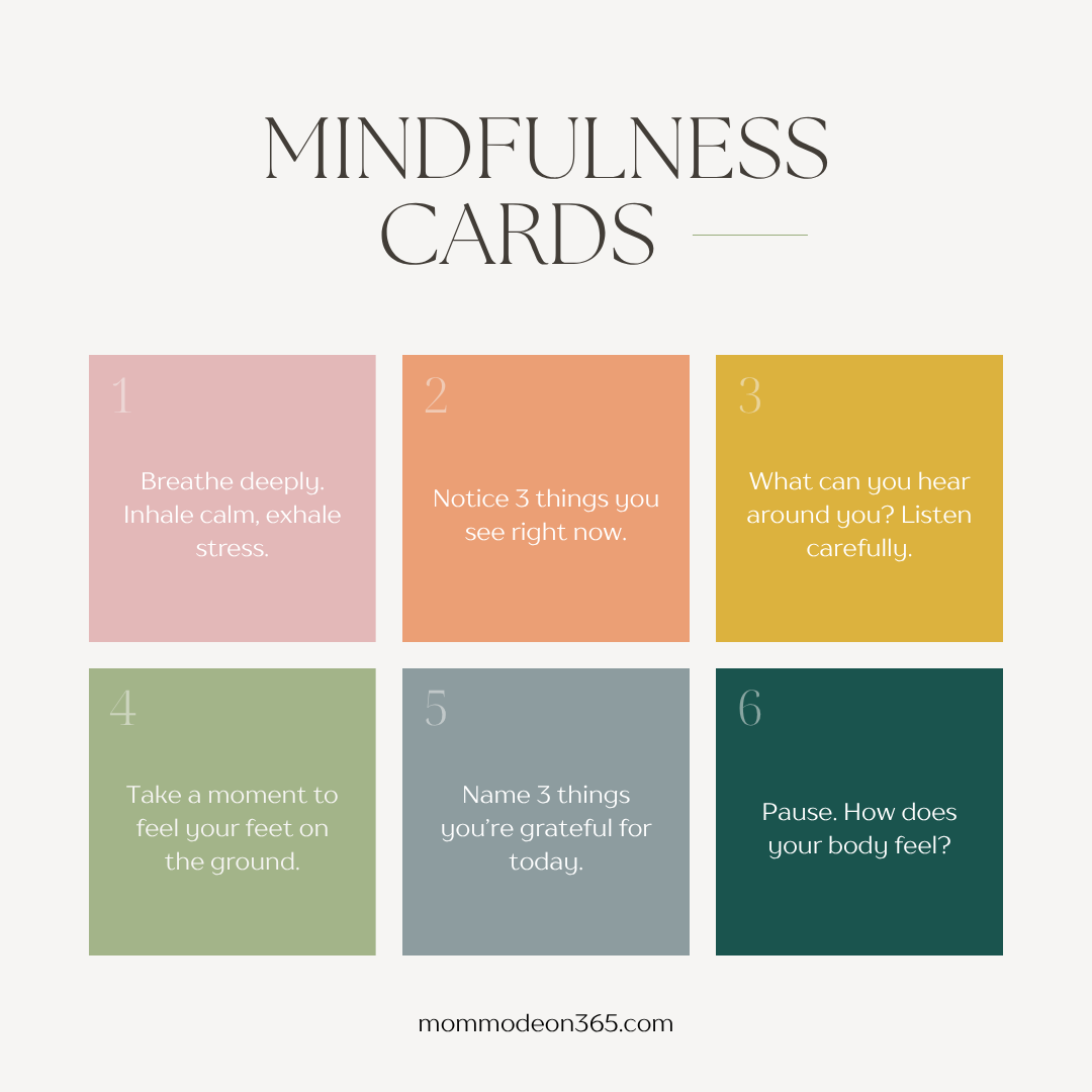 30 Mindfulness Cards | Digital Download