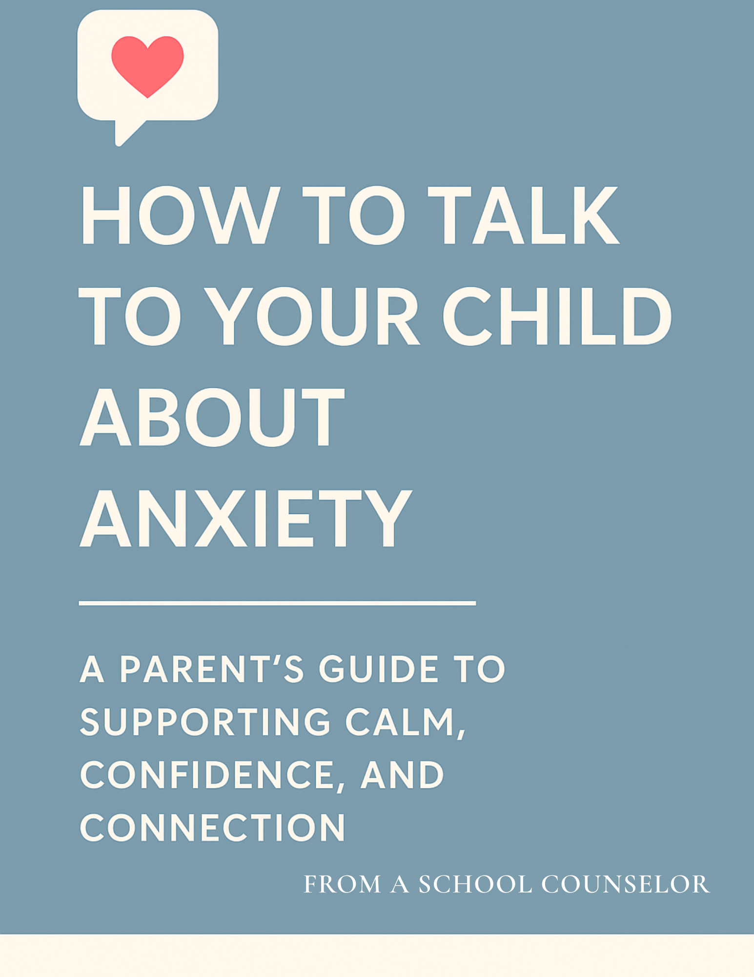 How to Talk to Your Child About Anxiety