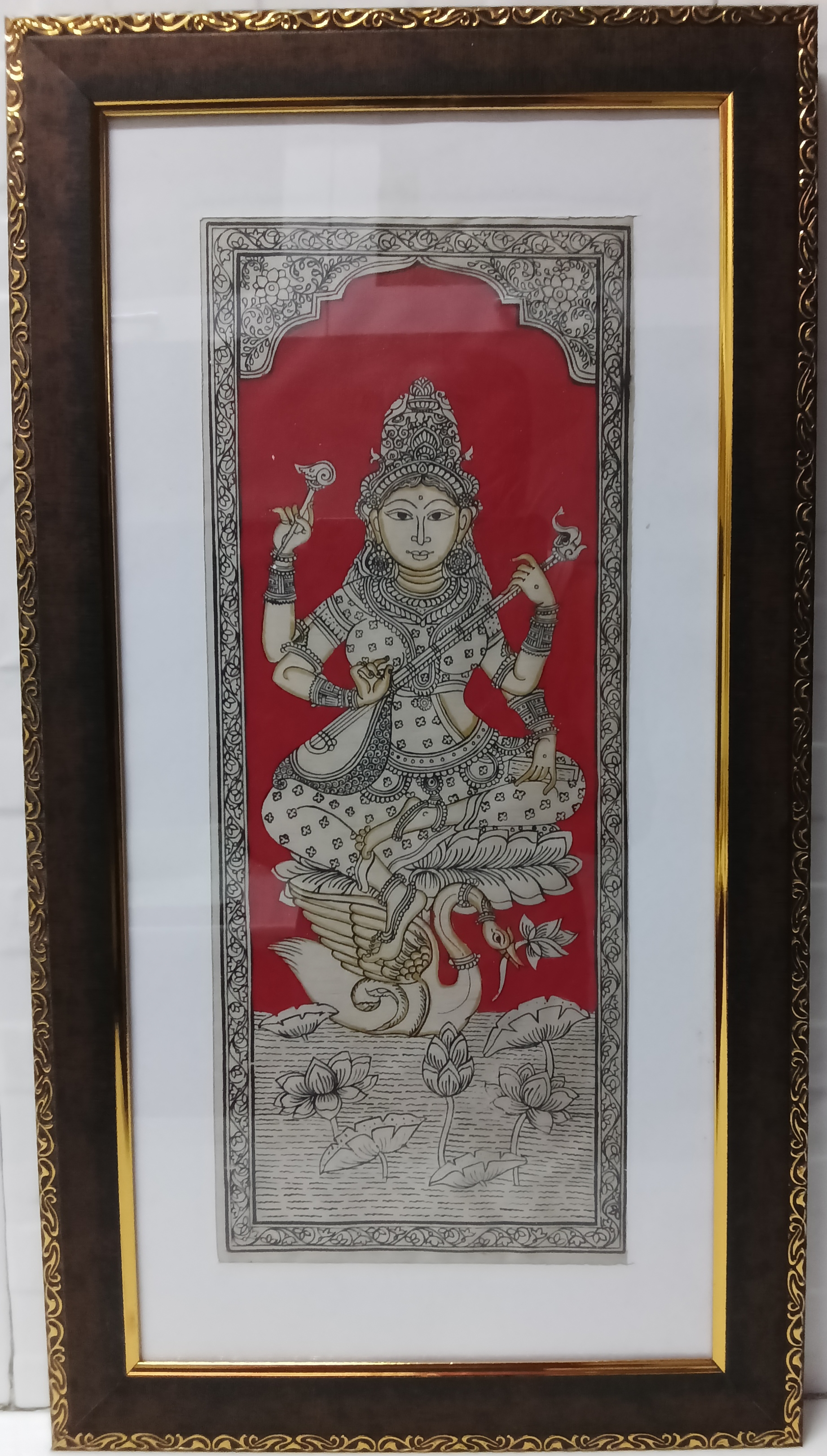 Handmade Indian traditional "Patta-Chitra" art from Orissa , "Madhubani" art from Bihar for your living and dining room