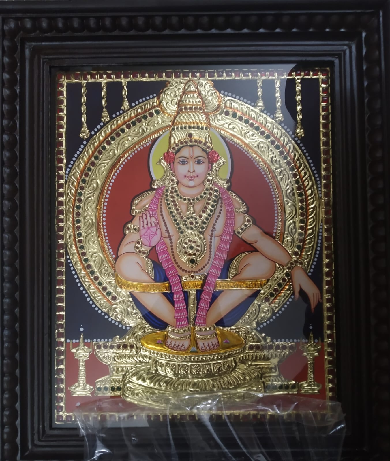 Ayyappa Tanjore Painting