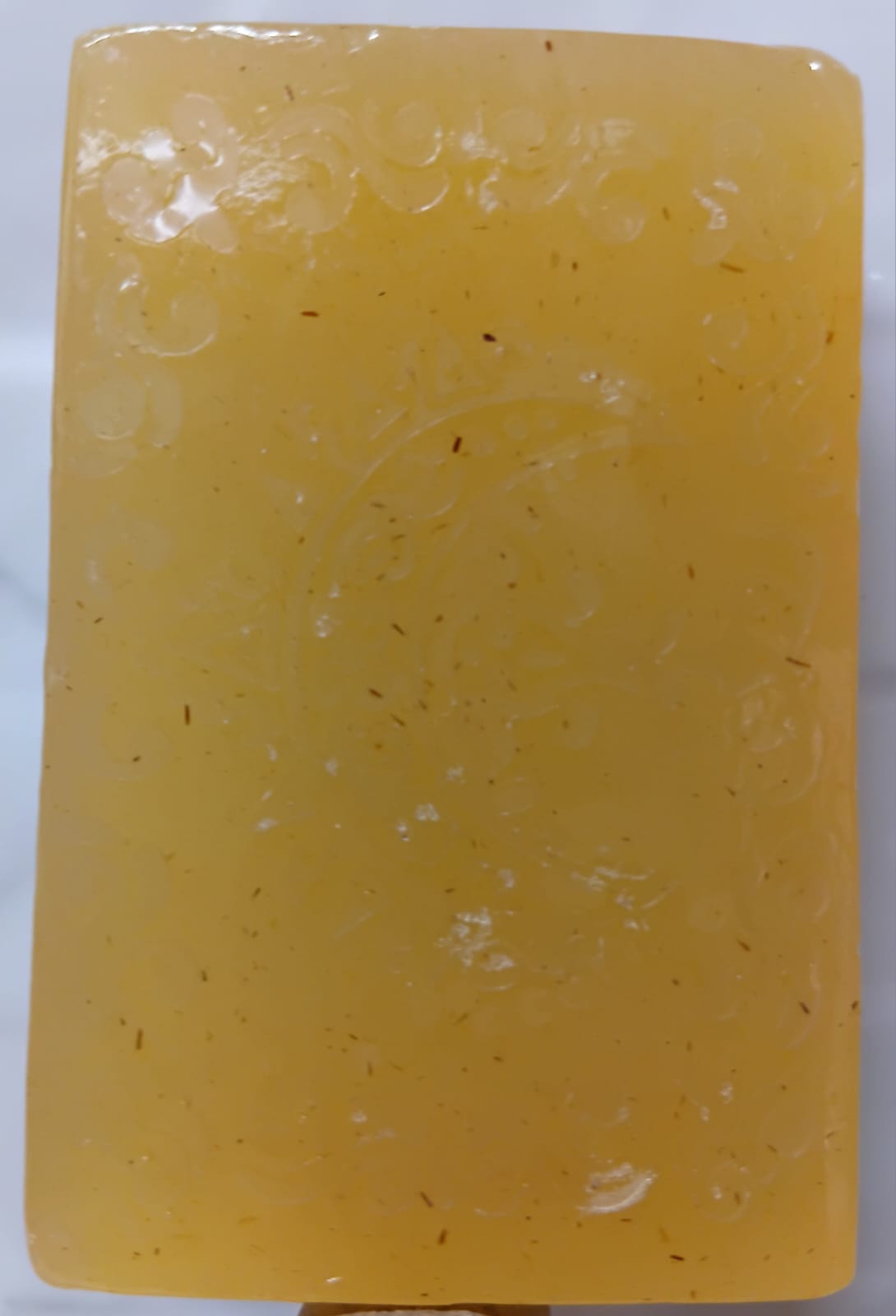 Handmade Organic Palsh flower, Kesar, Rose and Shea Butter Bath Soap