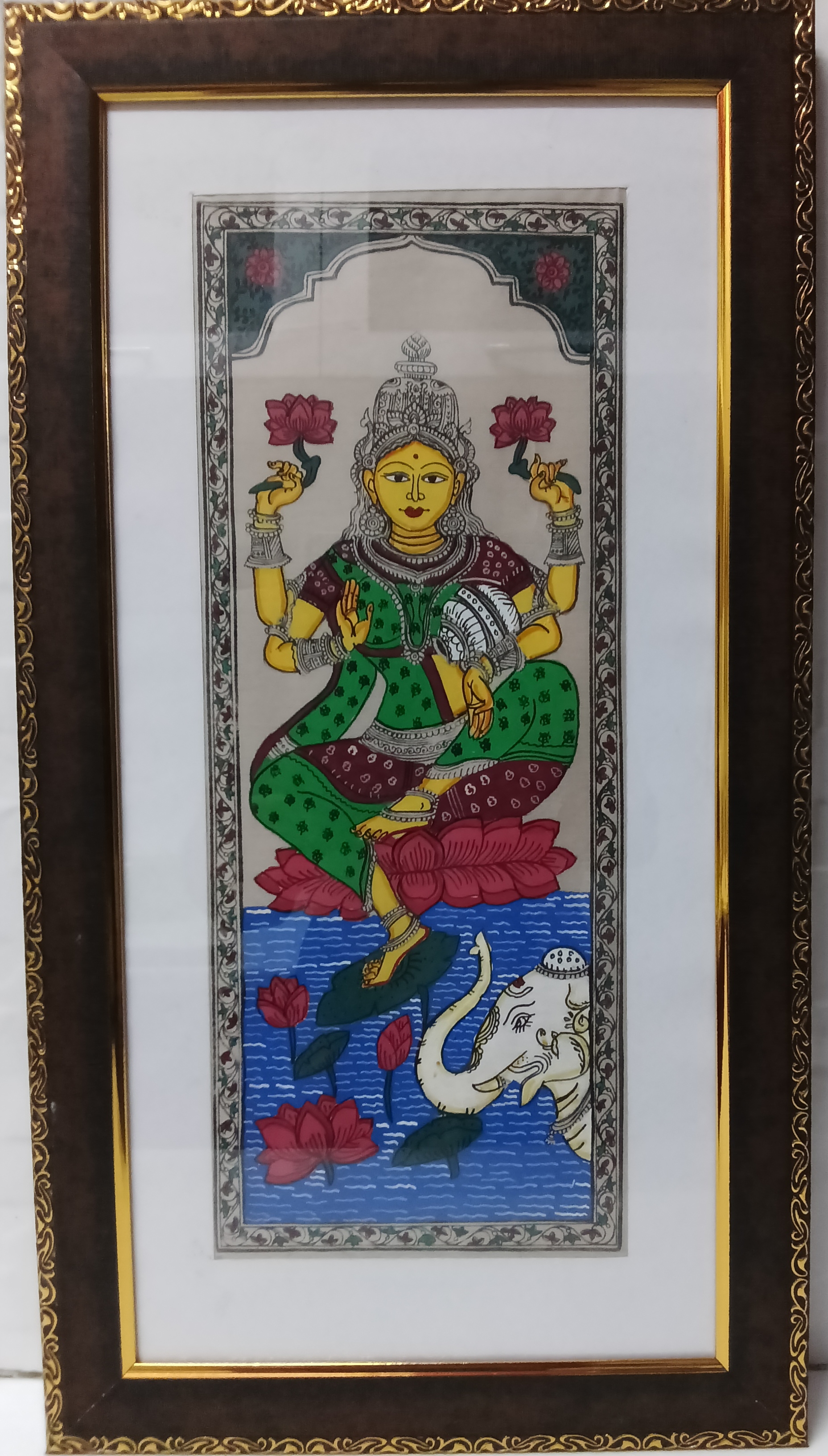 Handmade Indian traditional "Patta-Chitra" art from Orissa , "Madhubani" art from Bihar for your living and dining room