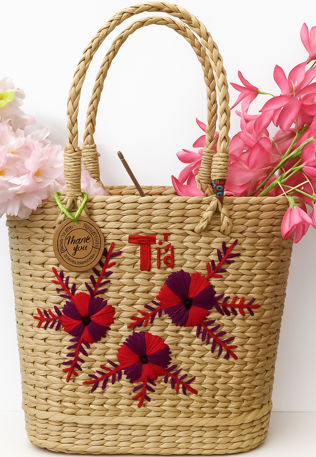 Eco-friendly handcrafted stylish fashionable multi utility Kauna Grass Bag for those who cares for the planet earth.