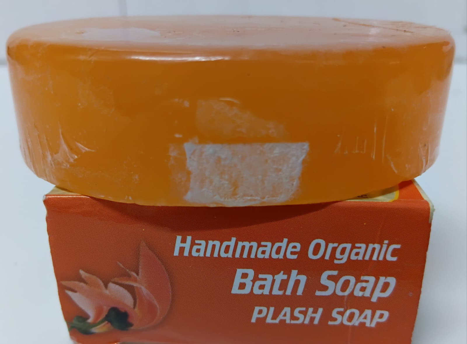 Handmade Organic Palsh flower, Kesar, Rose and Shea Butter Bath Soap