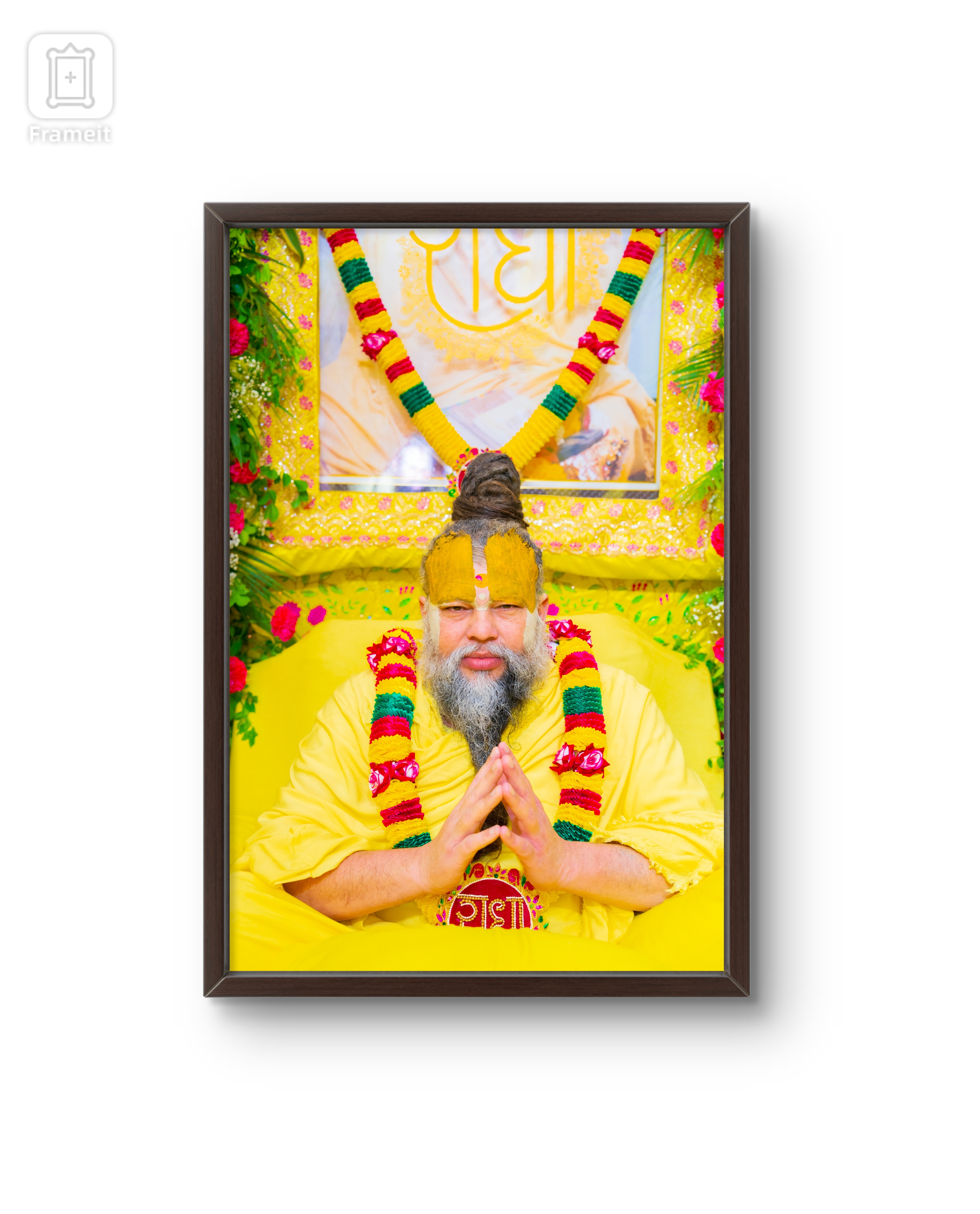 Premanand Maharaj Portrait Photo Frame