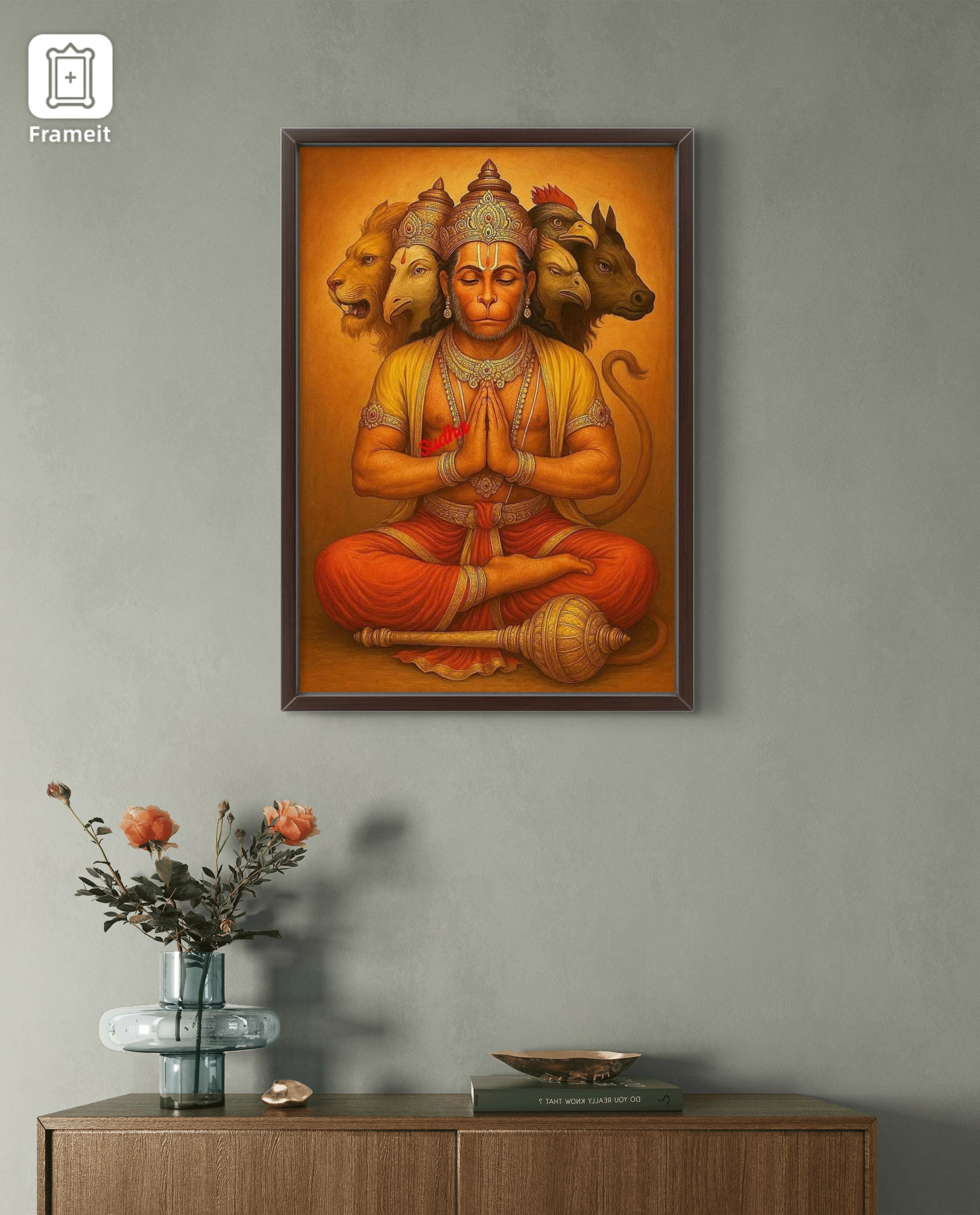 Panchamukhi Hanumanji Art