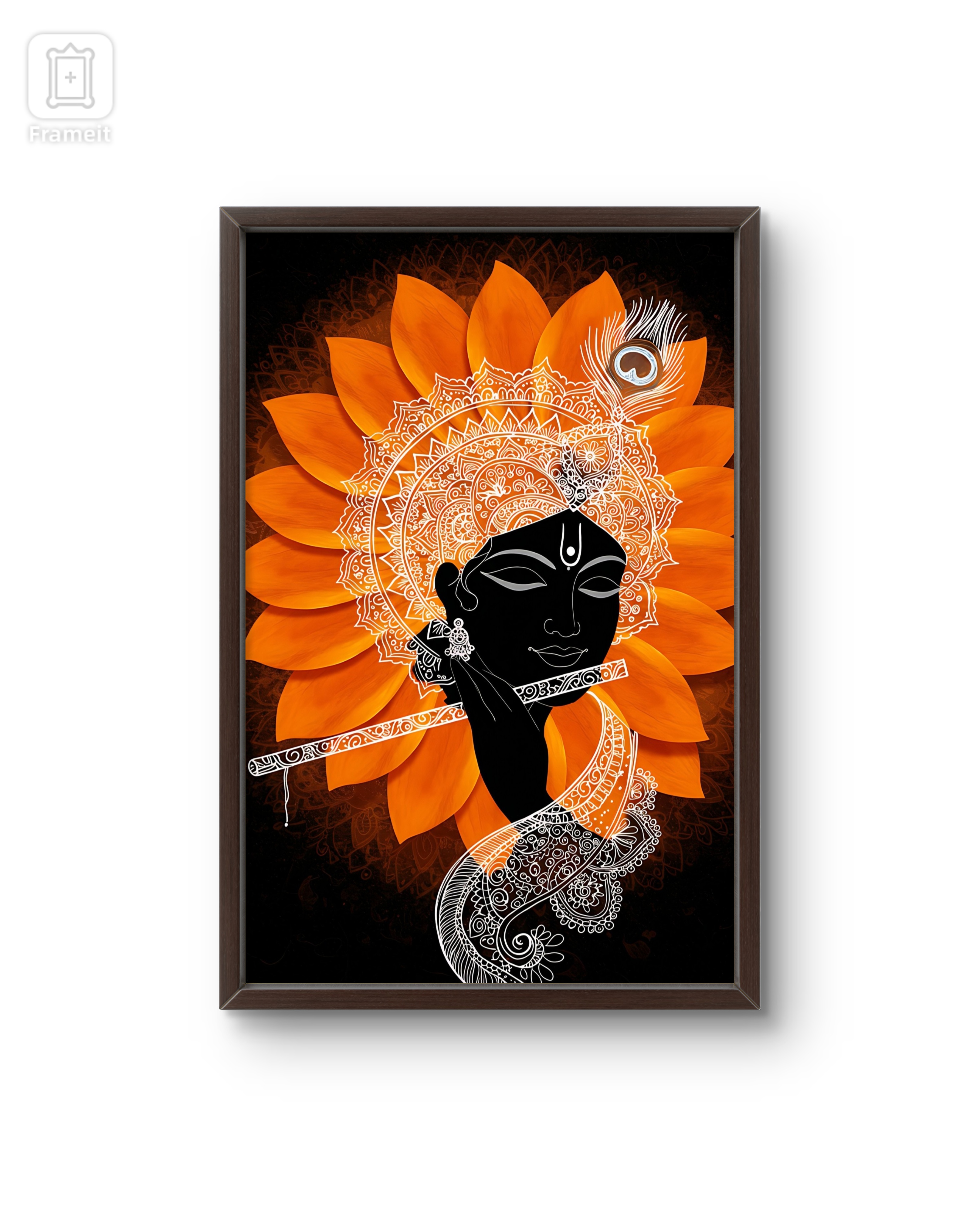 Shri Krishna Flower Art
