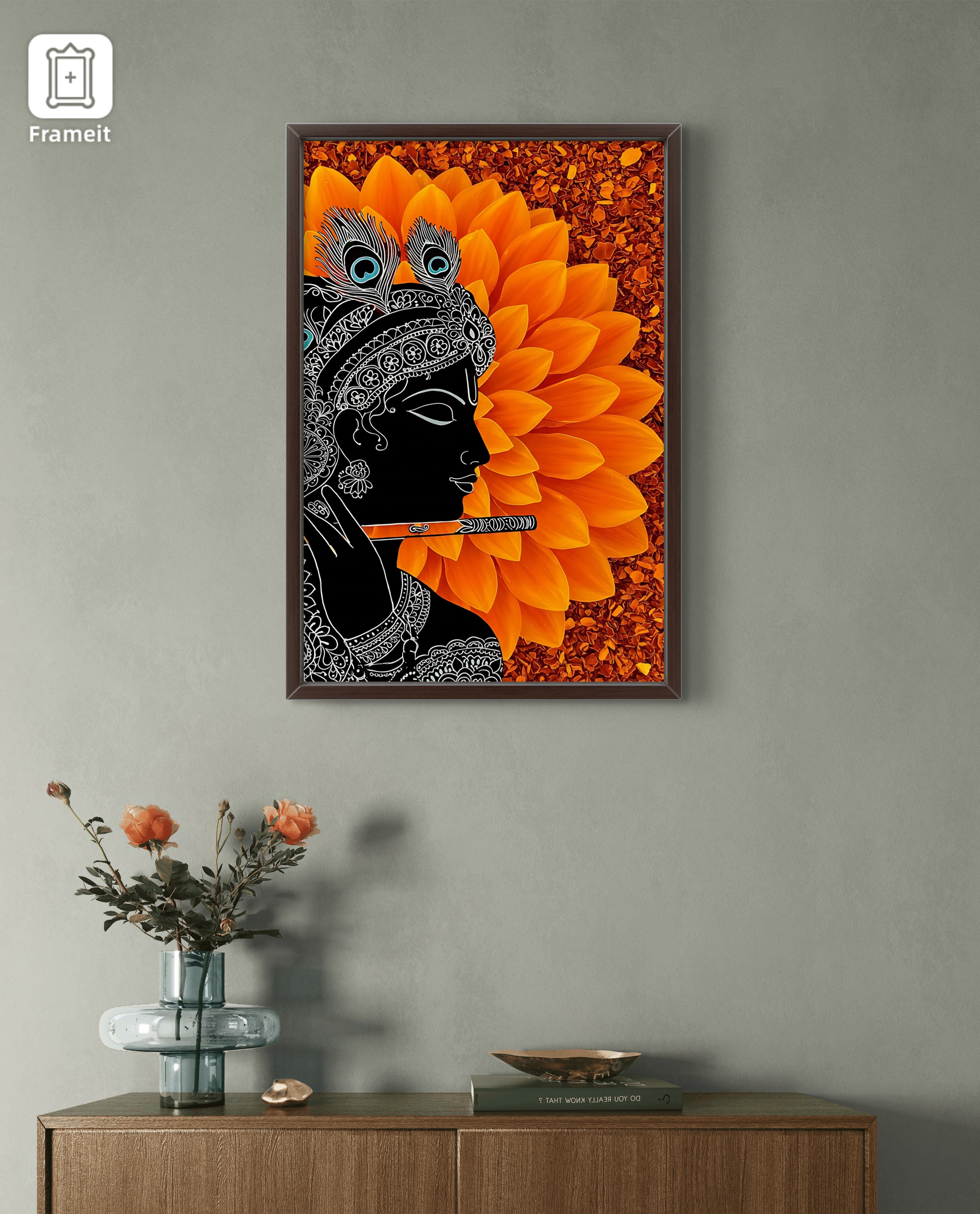 Shri Krishna Divine Art Frame