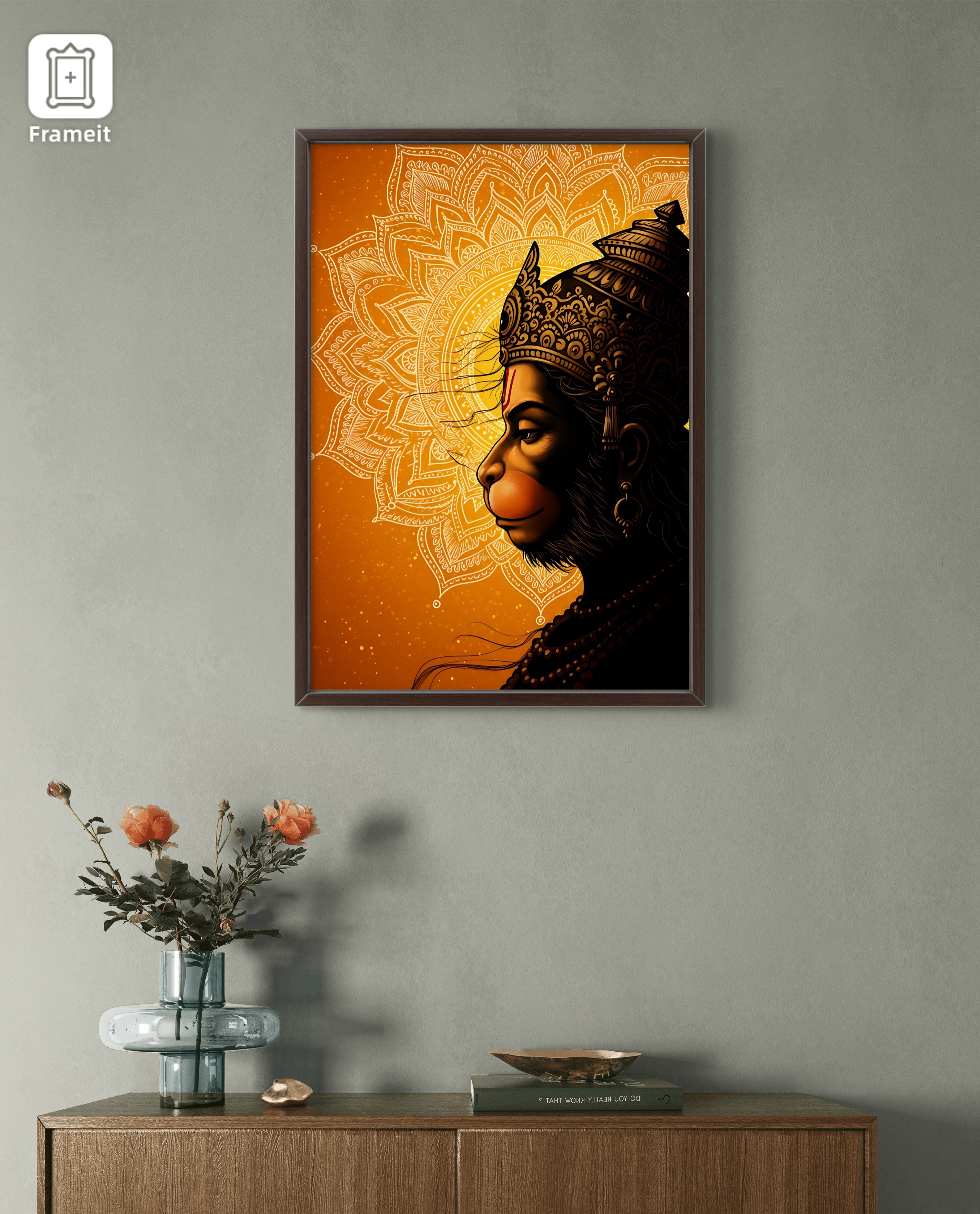 Divine Hanumanji Art Frame