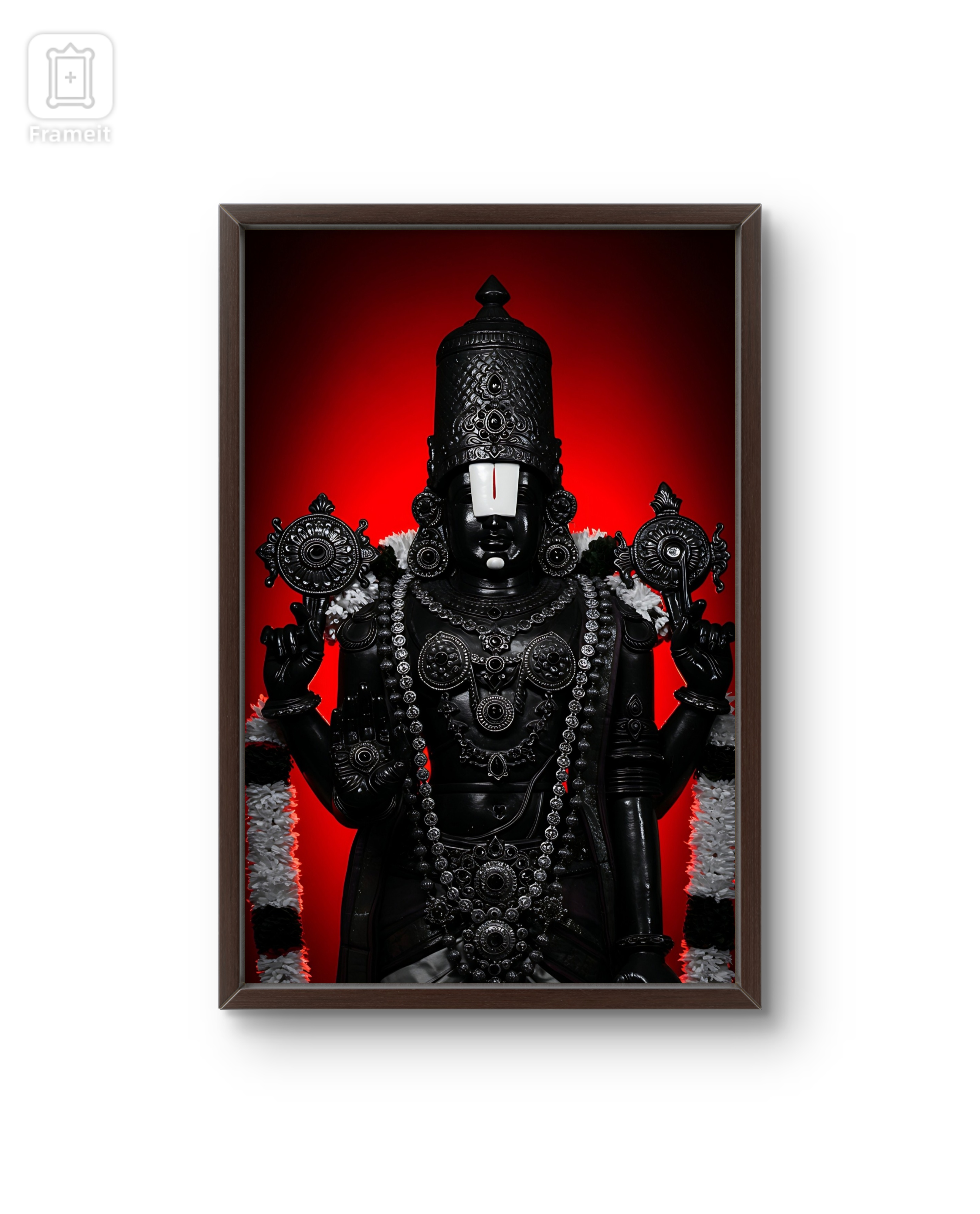 Sacred Tirupati Balaji Divine Art Frame