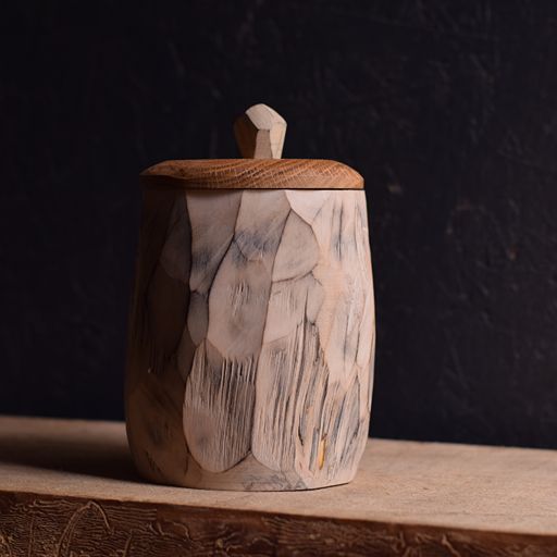 Large Axed Shrink Pot #18