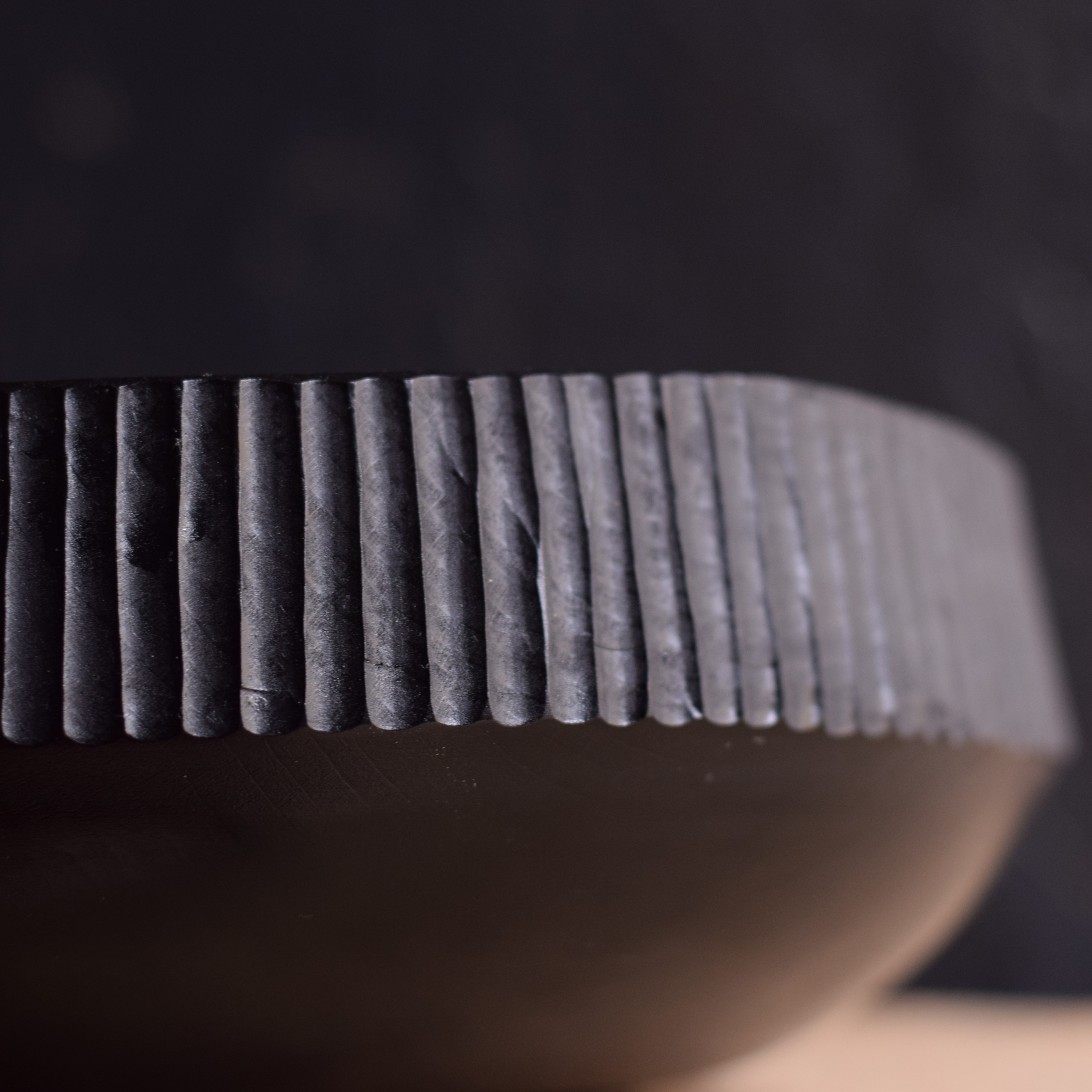 Large Ebonised Cherry Bowl #1