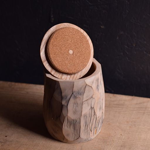 Large Axed Shrink Pot #18