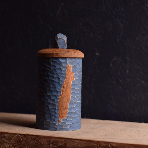 Tall Dimpled Shrink Pot #26