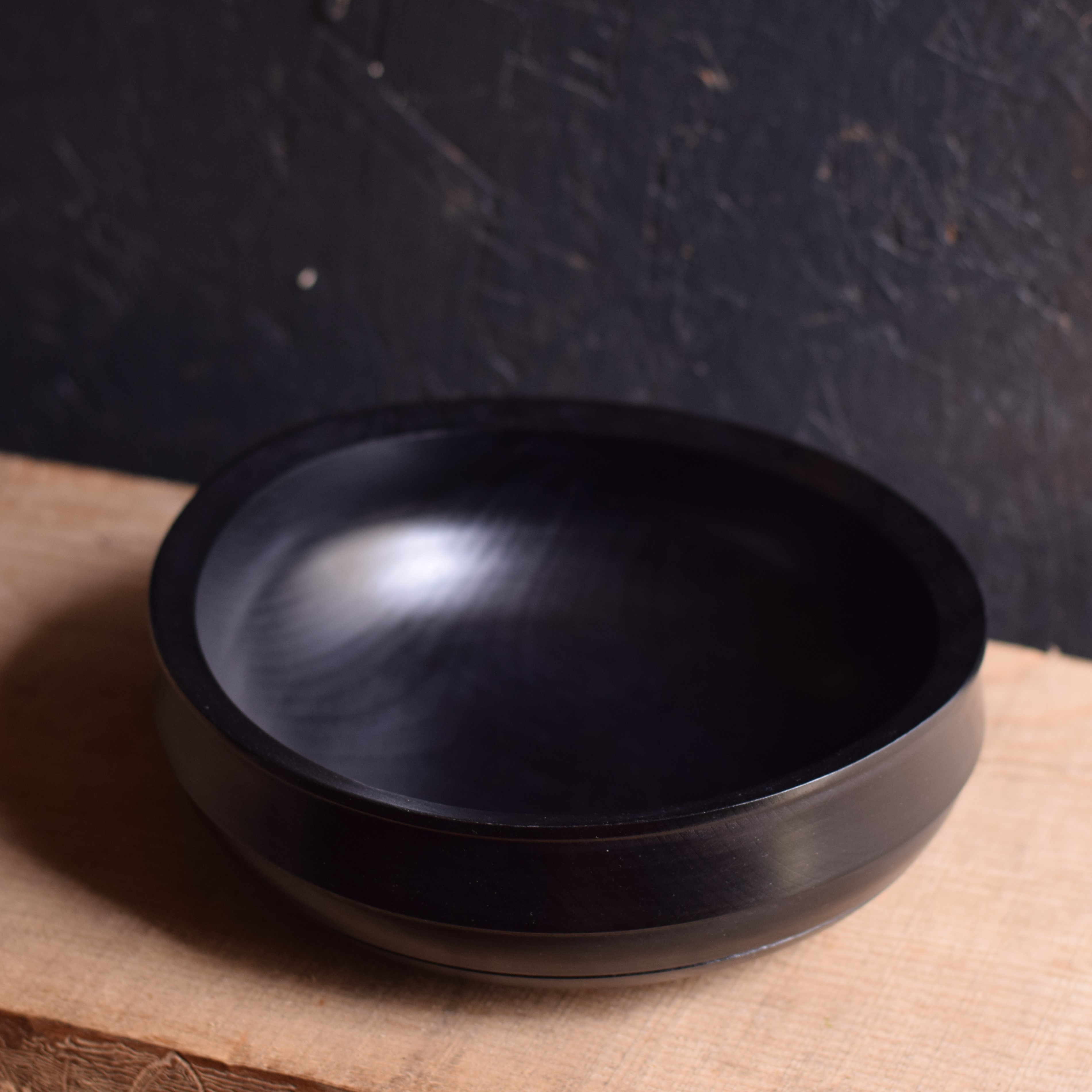 Large Ebonised Cherry Bowl #2