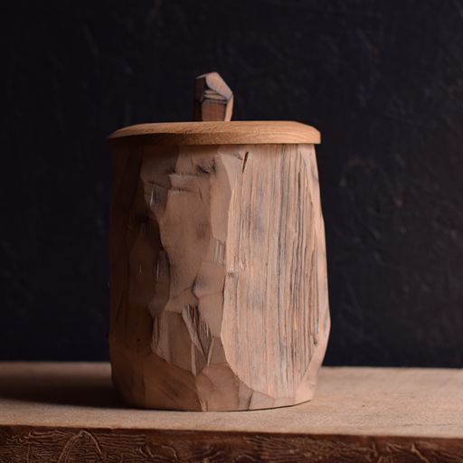 Large Axed Shrink Pot #14