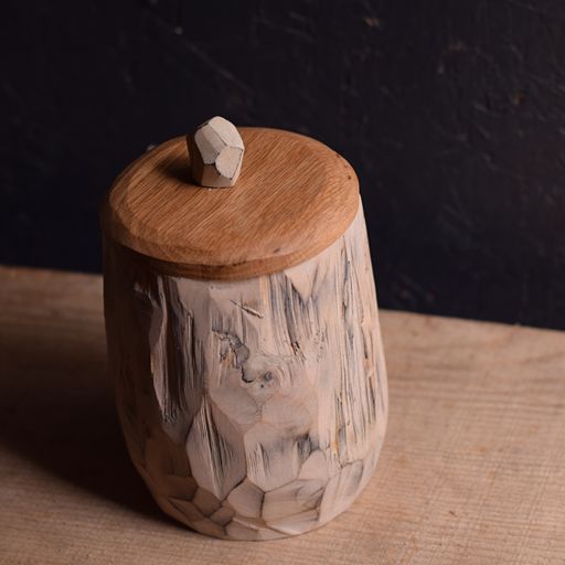 Large Axed Shrink Pot #18