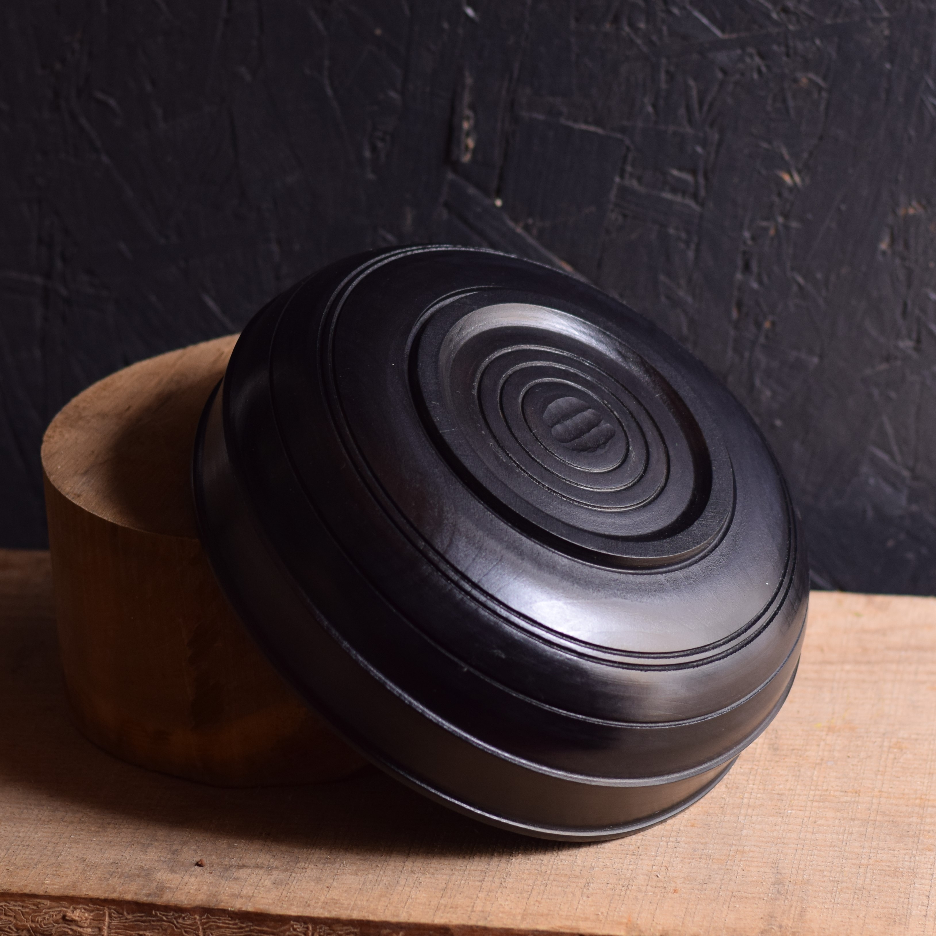 Large Ebonised Cherry Bowl #2