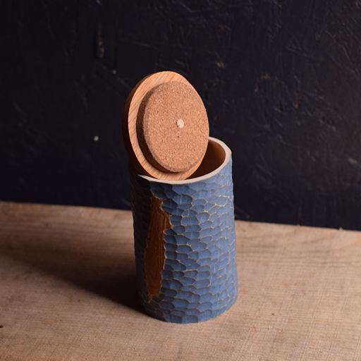 Tall Dimpled Shrink Pot #26