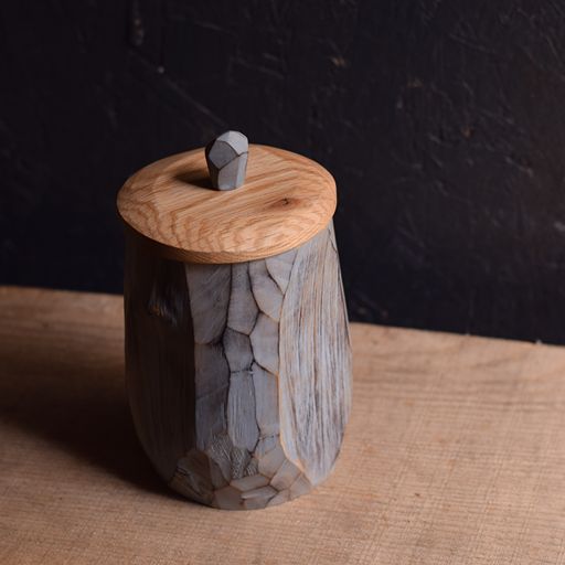 Large Axed Shrink Pot #30