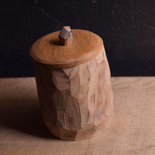 Large Axed Shrink Pot #14