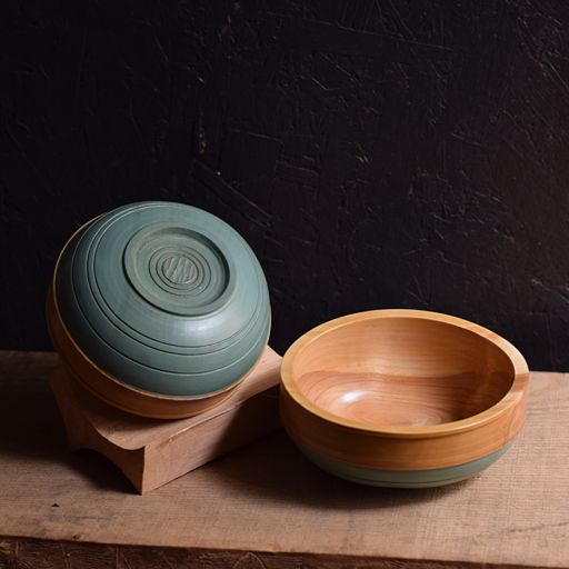 Cherry Eating Bowls - Green