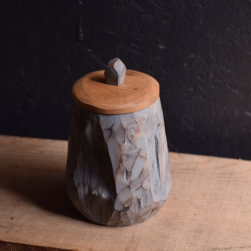 Large Axed Shrink Pot #23