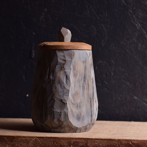 Large Axed Shrink Pot #23