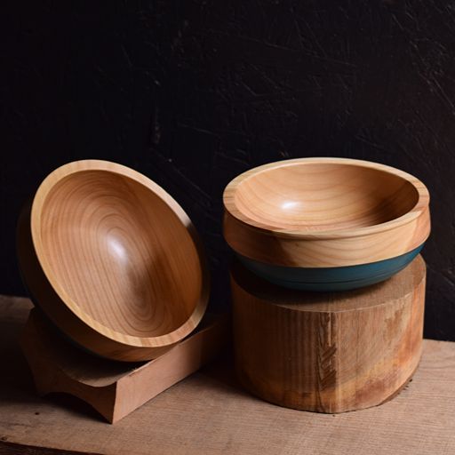 Cherry Eating Bowls - Blue