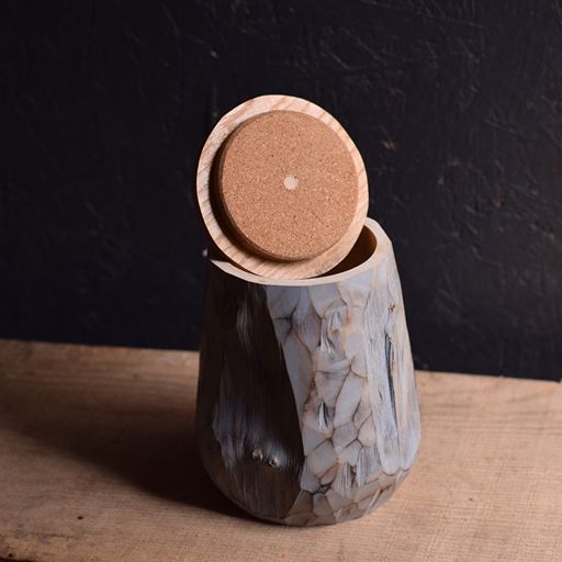 Large Axed Shrink Pot #23