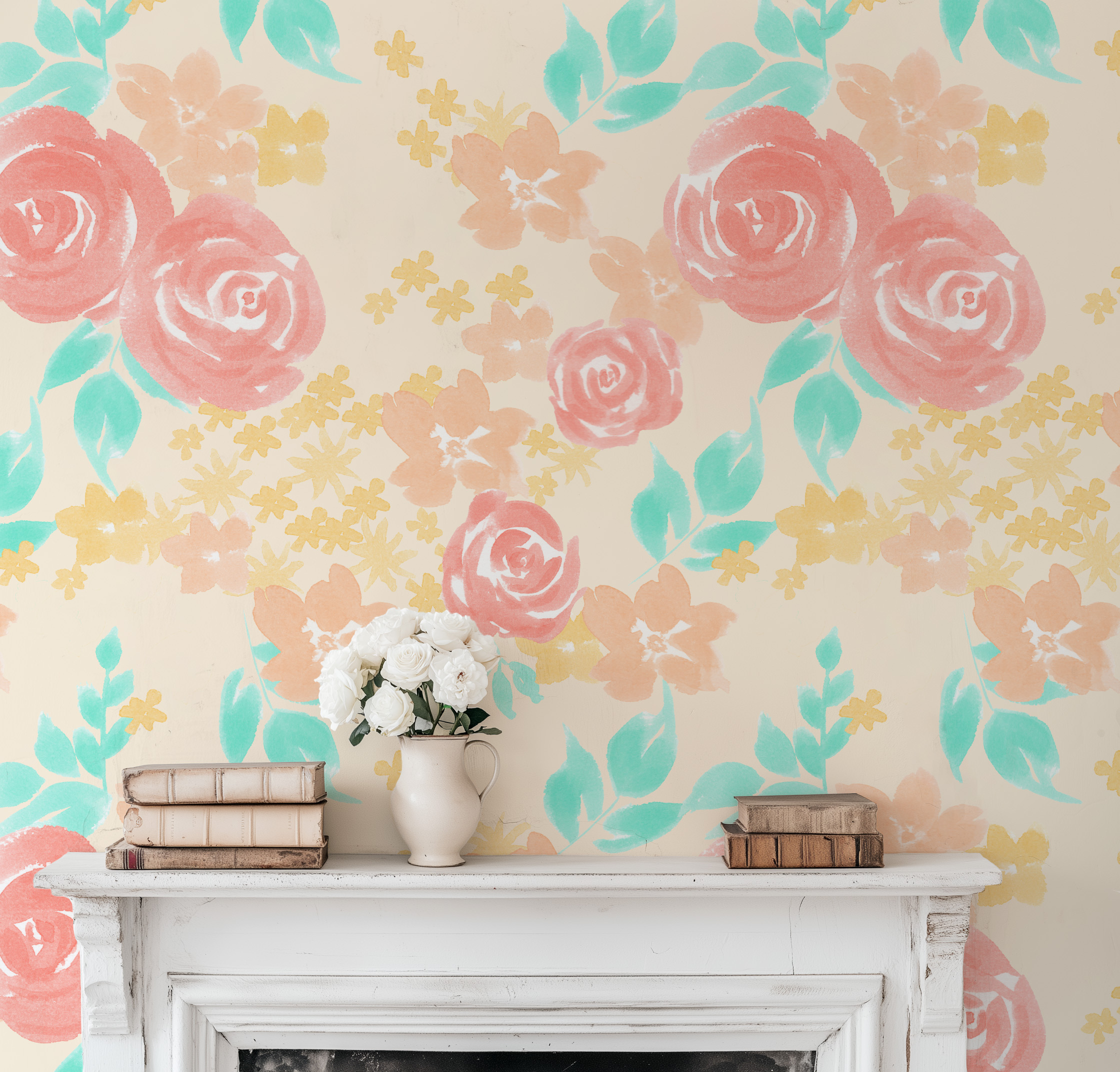 Goldenhour - Pastel Floral Pattern 