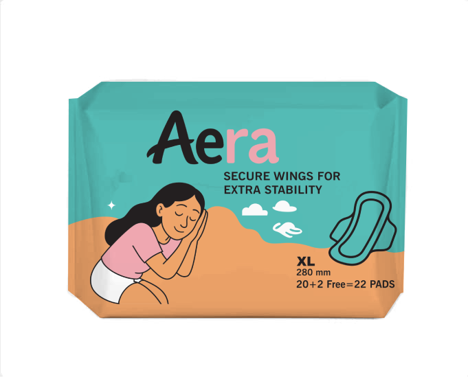 Aera Sanitary Pad Xl  Pack of 22 pcs