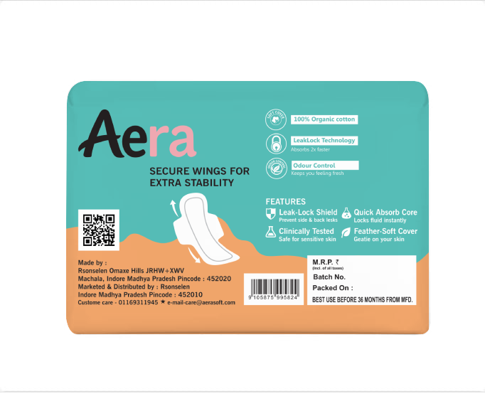 Aera Sanitary Pads L Pack Of (22 Pcs)