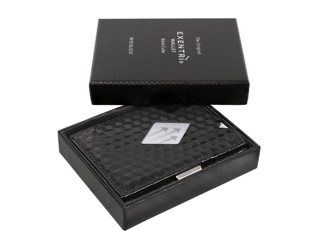 Exentri Wallet - Black Cube