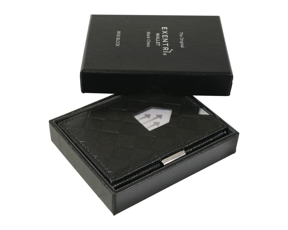 Exentri Wallet - Black Chess
