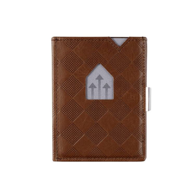 Exentri Wallet - Hazelnut Chess