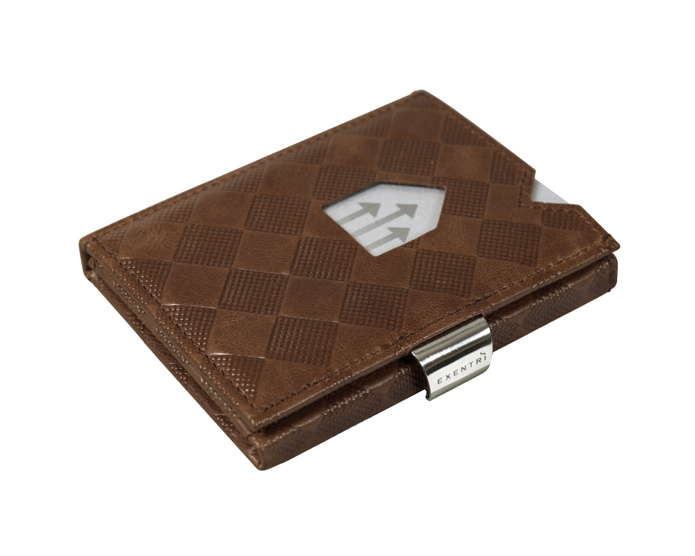 Exentri Wallet - Hazelnut Chess