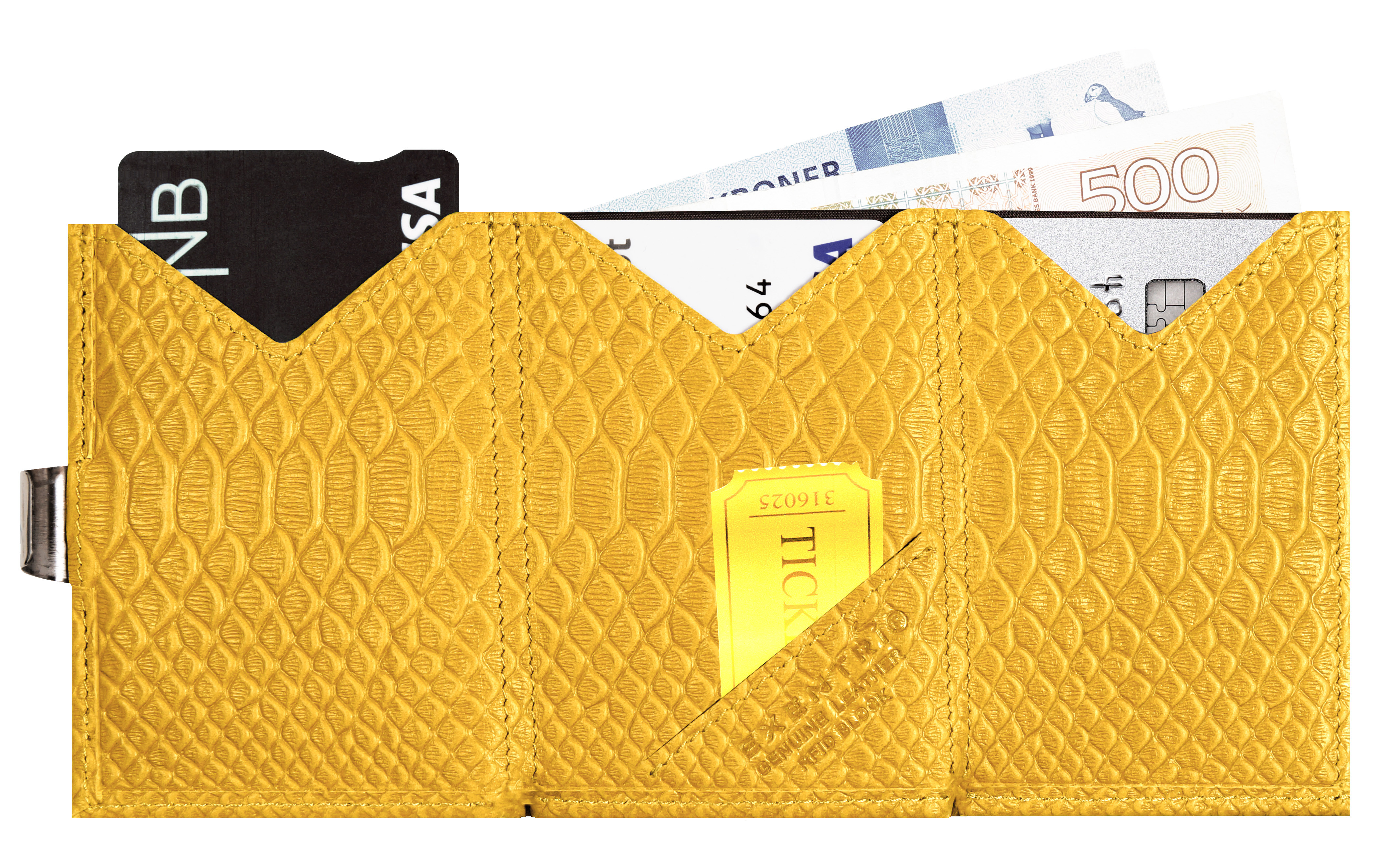 Exentri Wallet - Yellow Cobra