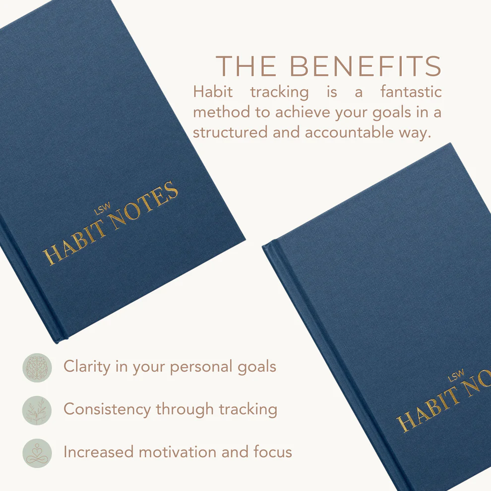 Habit Notes: Daily Habit Tracking Journal | Self Improvement