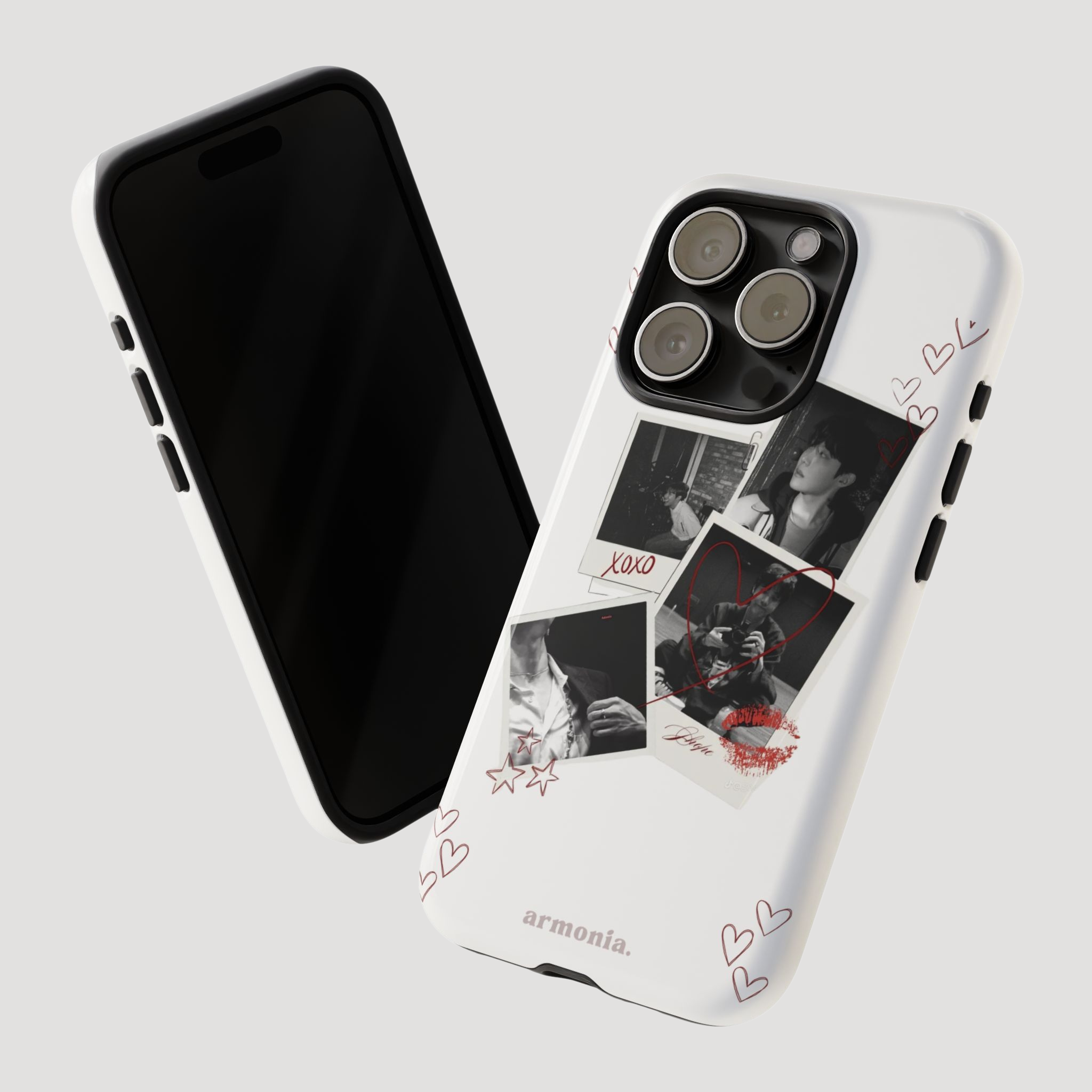 JHope (Jung Hoseok) ''XOXO'' Polaroid Love – Artistic Tough Phone Case Gift for ARMYs